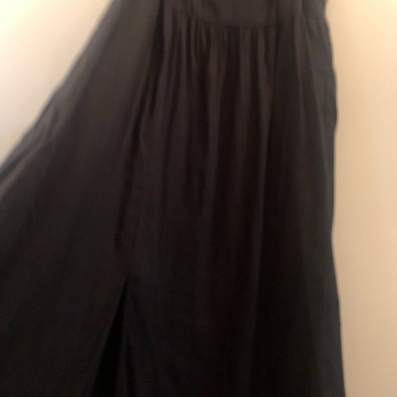 NWT old navy black flowy shoulder tie summer dress size 3xl. cotton blend - Picture 2 of 5